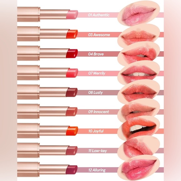 ATHÉ Authentic Lip Balm 11 LOW-KEY, Vegan Vital Glow Moisturizing Lip Balm - Picture 5 of 8